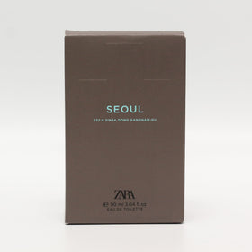 ZARA Man Seoul EDT packaging, premium presentation for gifting or personal luxury.