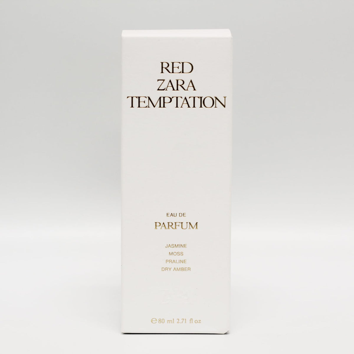 Zara Red Temptation hints of amber-woody base for evening wear.