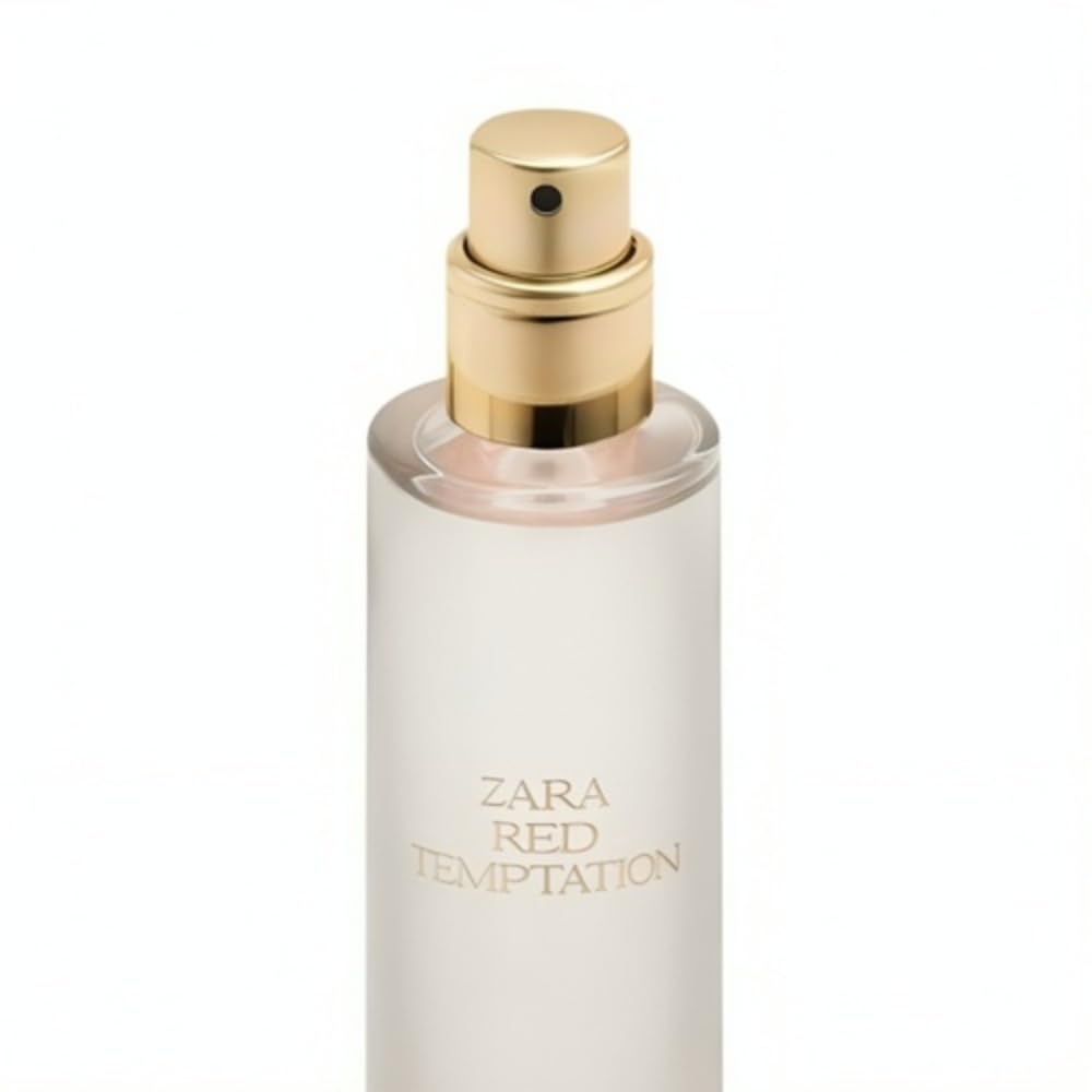 Zara Red Temptation bottle base emphasizes moss and amber for lasting depth.