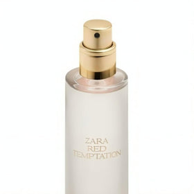 Zara Red Temptation bottle base emphasizes moss and amber for lasting depth.