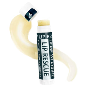 Zatural hemp lip balm packaging box highlights clean ingredients.