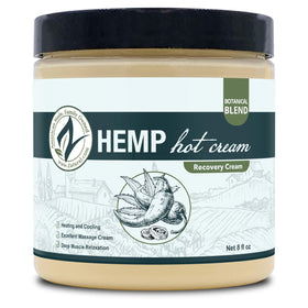 Zatural hot cream applied to skin during a soothing massage.