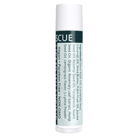 Zatural lip balm texture close-up reveals a light, non-greasy feel.