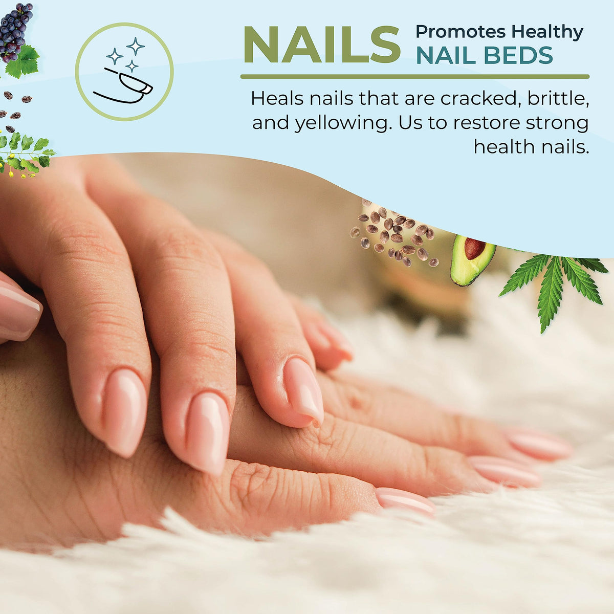 Zatural Shea Butter on nails and cuticles for conditioning.