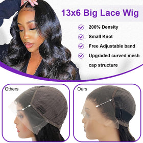 Zazumi pre-plucked natural hairline wig provides a ready-to-style look.