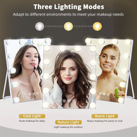 ZBOCAI Hollywood mirror bulbs illuminate every angle for flawless reflection.
