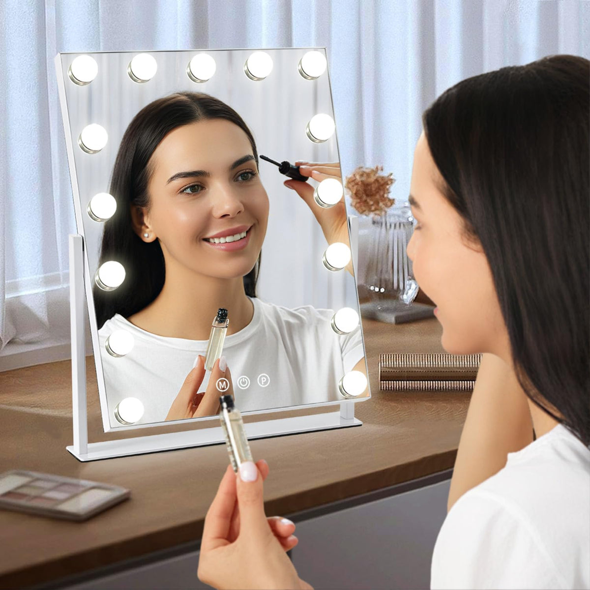 Gift-ready packaging for ZBOCAI vanity mirror ideal for birthdays or holidays