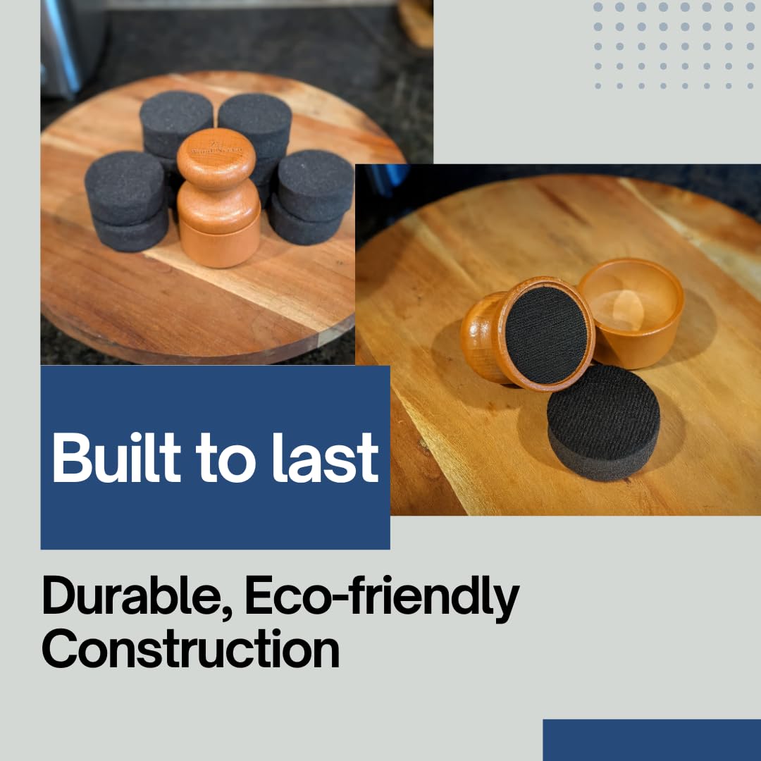 ZBD GOODS Z’s Wood Wax Applicator offers durable, eco-friendly construction for long-lasting wood care.