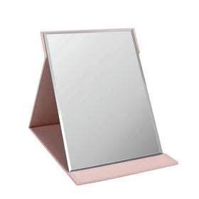ZBEIVAN 12x9 frameless makeup mirror showing broad reflection for precise makeup