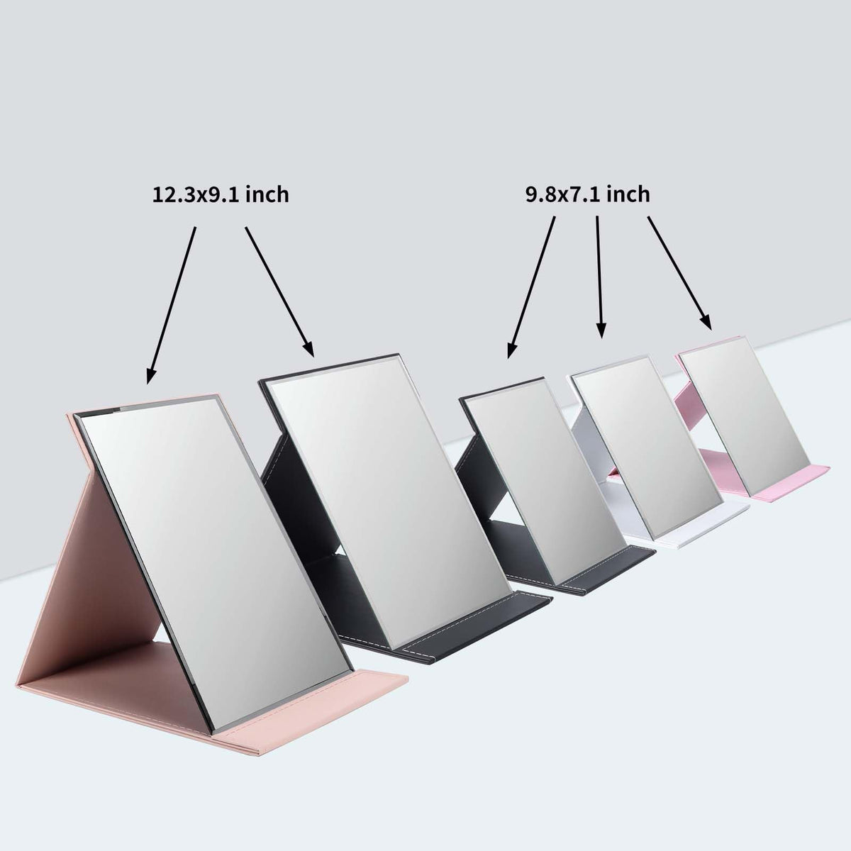ZBEIVAN large 12x9 surface for full-face makeup checks