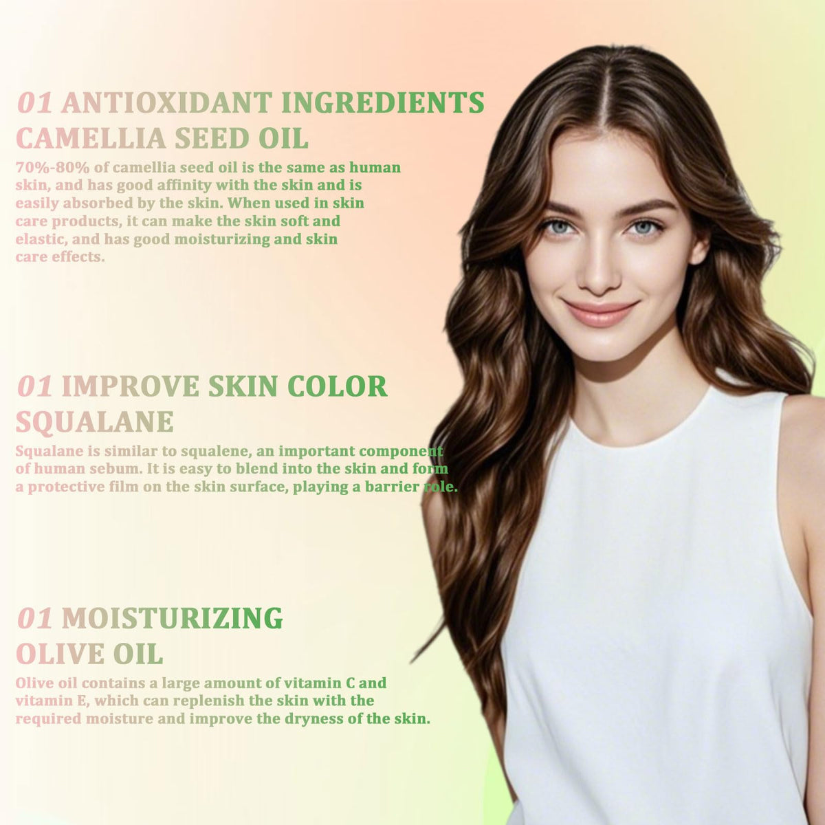 Zdiwond nourishing formula with vitamins C & E for softer skin.
