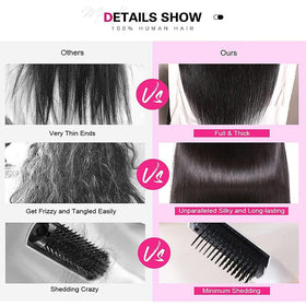 ZDLAQ straight wig suitable for weddings, parties, and daily wear with versatile styling.