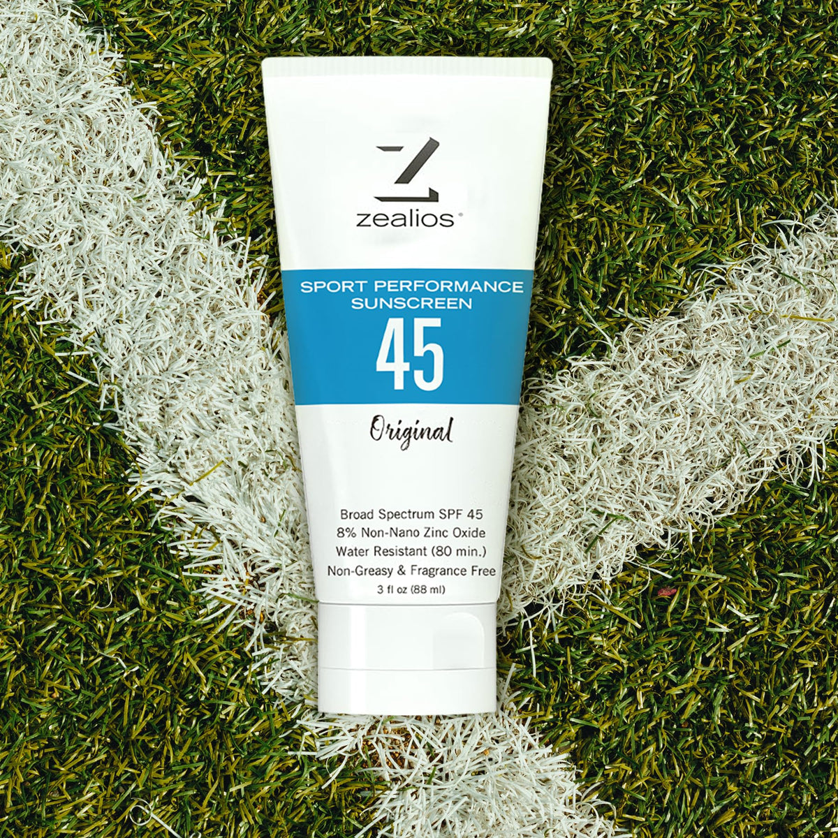 Zealios SPF45 kid-friendly packaging suitable for family outings.