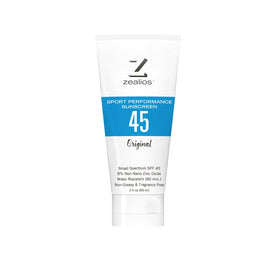 Zealios Sport SPF45 tube front view for training protection.