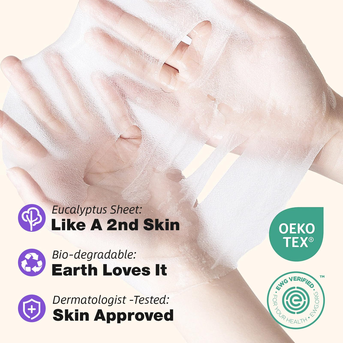 ZealSea kiwi solution mask energizes skin for post-workout care.