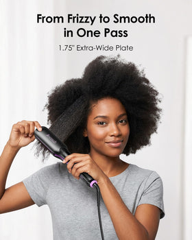 Zecoub ionic frizz-minimizer for shiny, manageable hair.