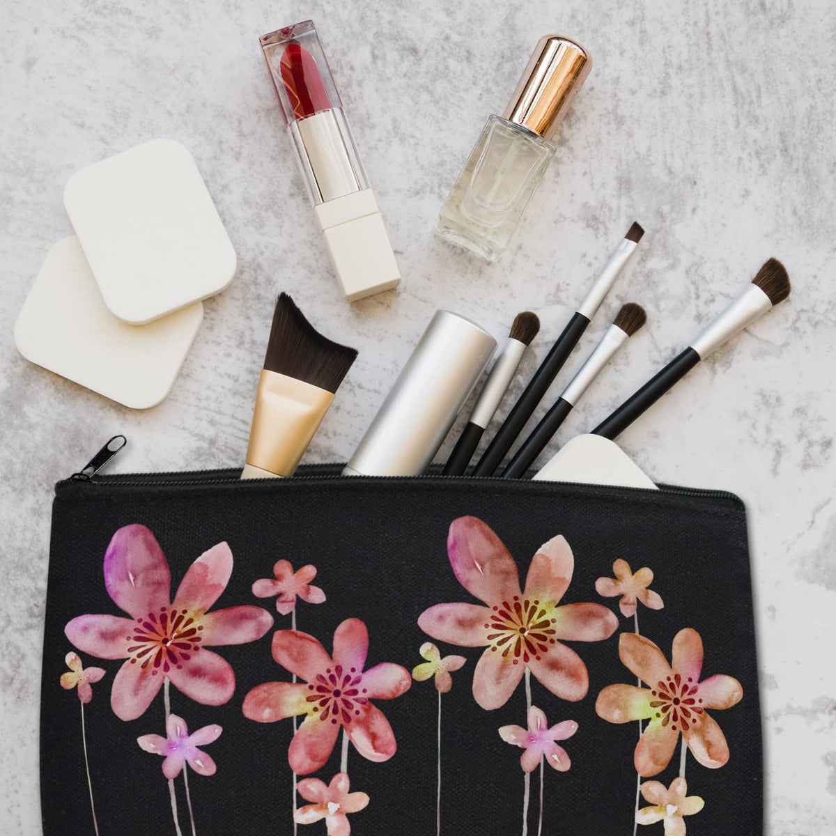ZeeDix durable black canvas pouch highlights soft fabric and long-lasting use