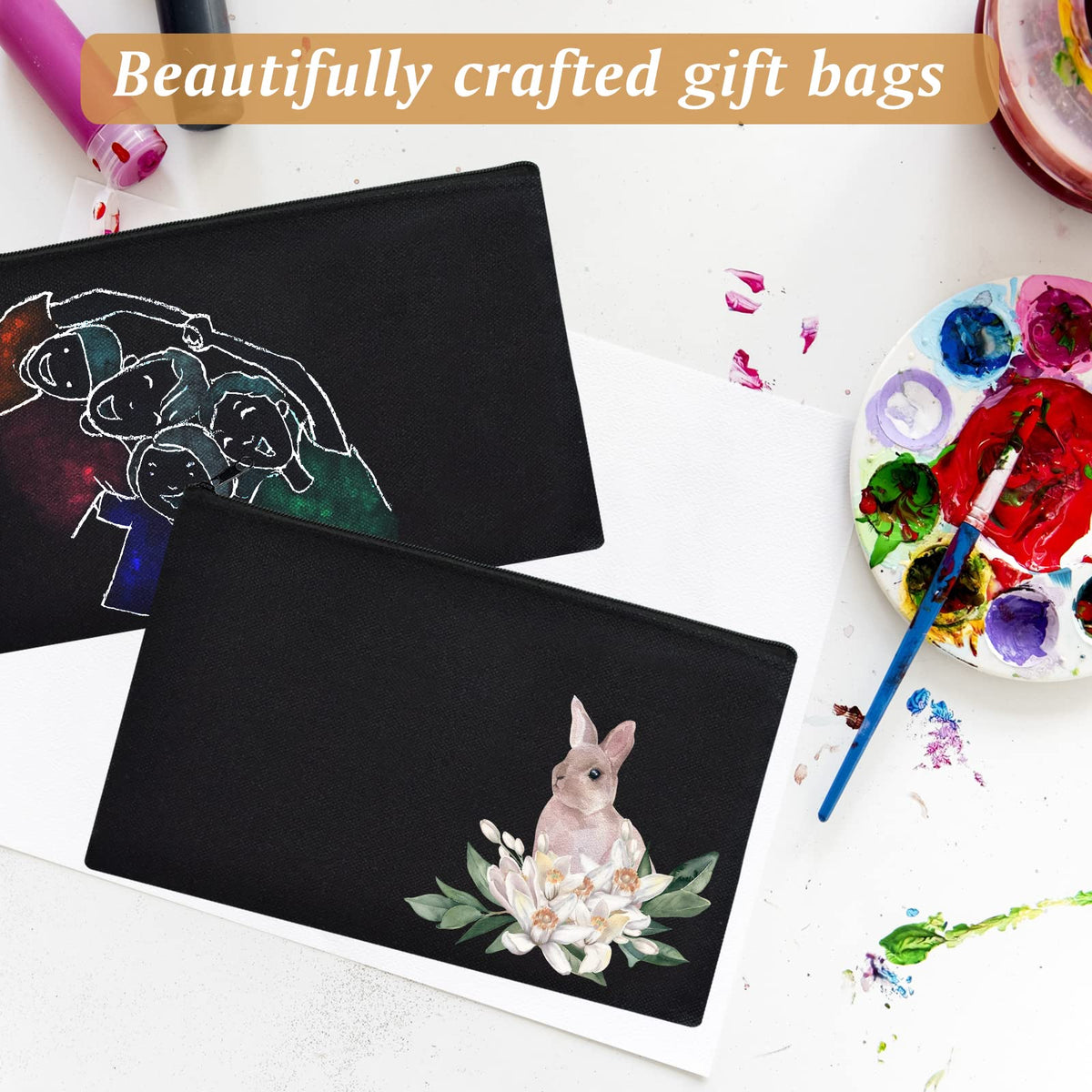 Gift-ready ZeeDix canvas pouches inspire DIY gifts for occasions.