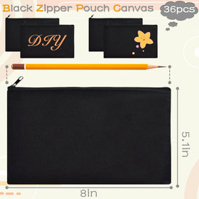 Close-up of ZeeDix canvas pouch zipper showing durable hardware