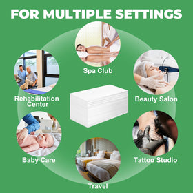 Zeefpod white disposable cover creates a clean treatment environment.