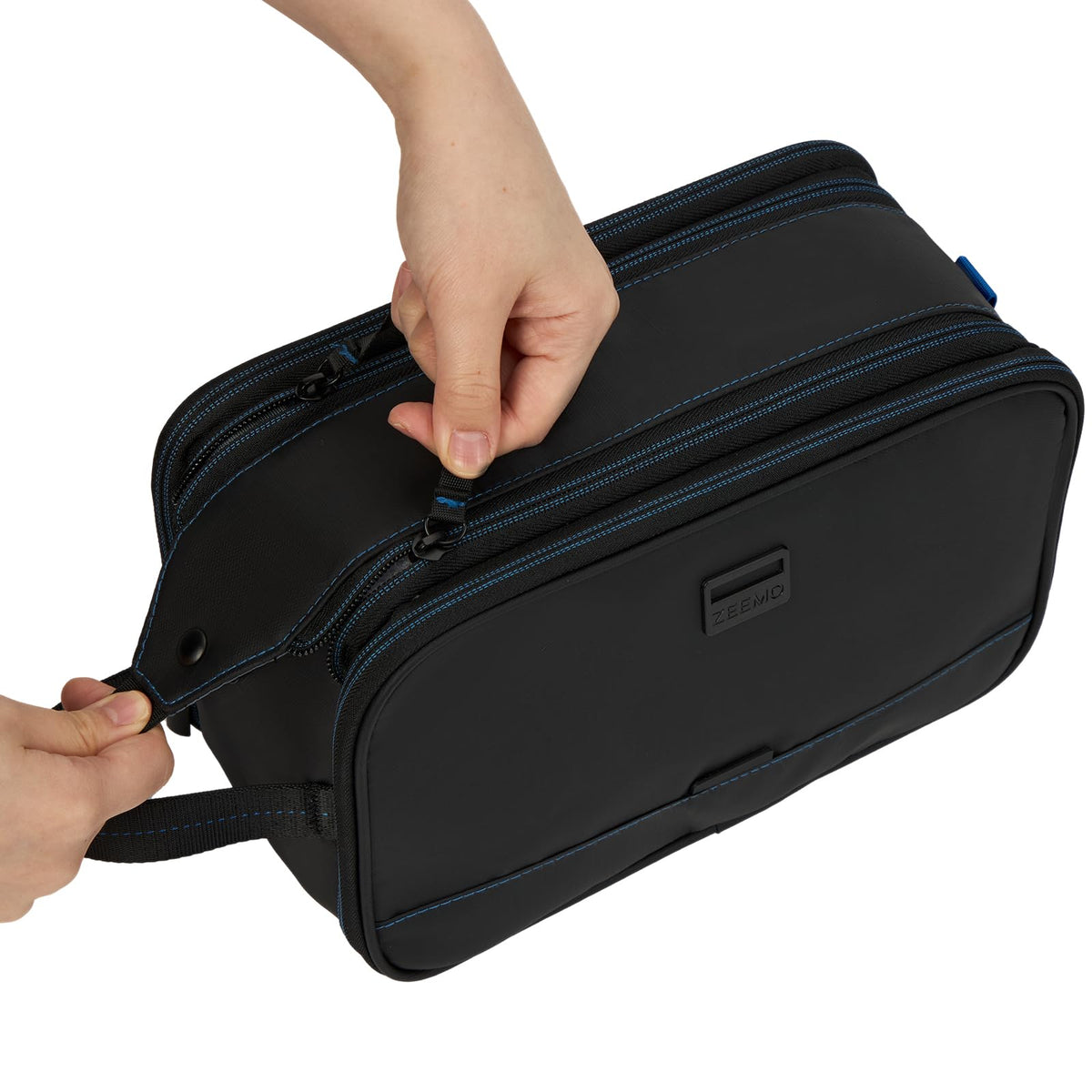 ZEEMO Travel Toiletry Bag water-resistant fabric protects contents
