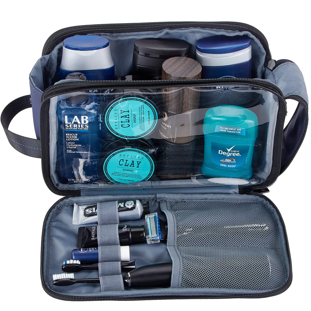 ZEEMO bag see-through panel helps quick access to essentials.