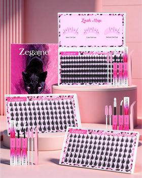 Zegaine anime-inspired cluster lashes for wearable daily drama