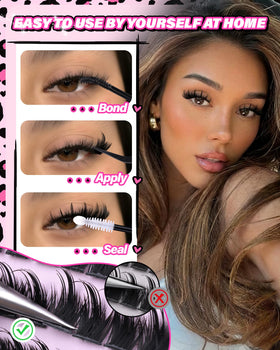 Zegaine lash map guidance to shape cat eye or round eye looks