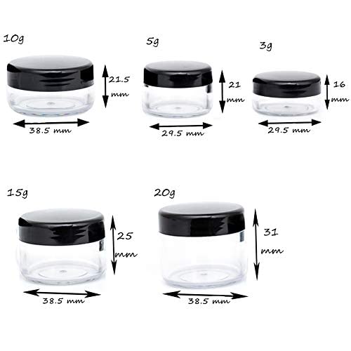 ZEJIA multi-color sample jar set for color-coded organization
