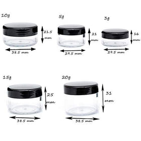 ZEJIA multi-color sample jar set for color-coded organization