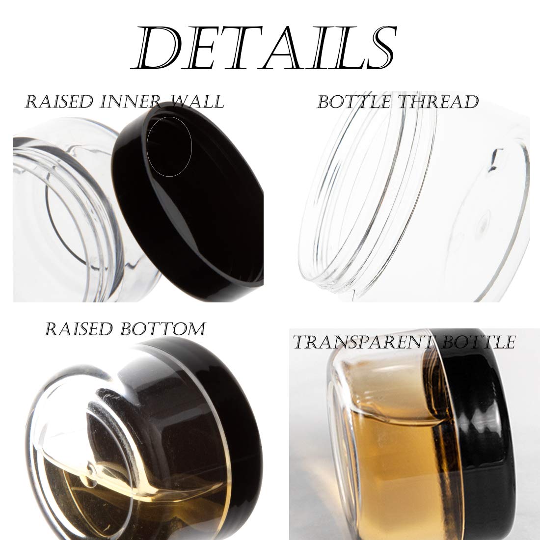 ZEJIA travel-size cosmetic jar perfect for on-the-go touch-ups