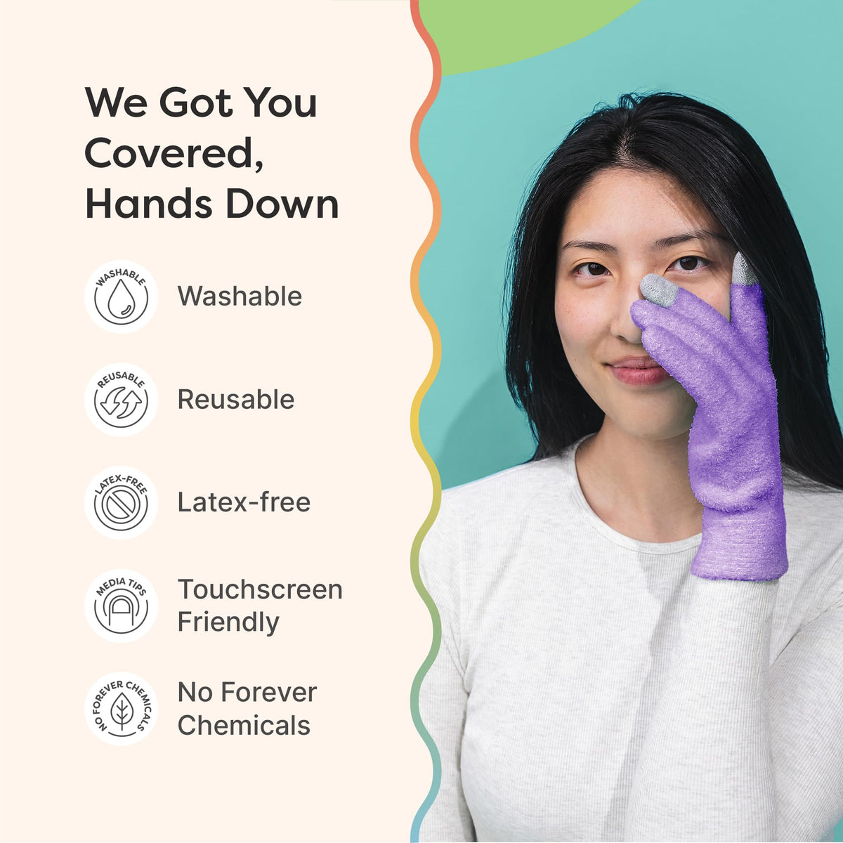 ZenToes latex-free moisturizing gloves for safe night wear
