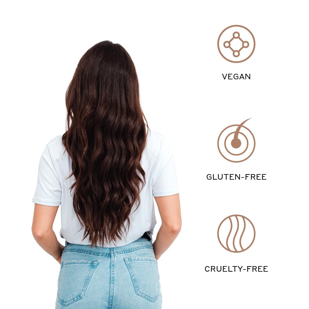 Results with Zenagen Densifying Leave-In Cream show fuller-looking hair.