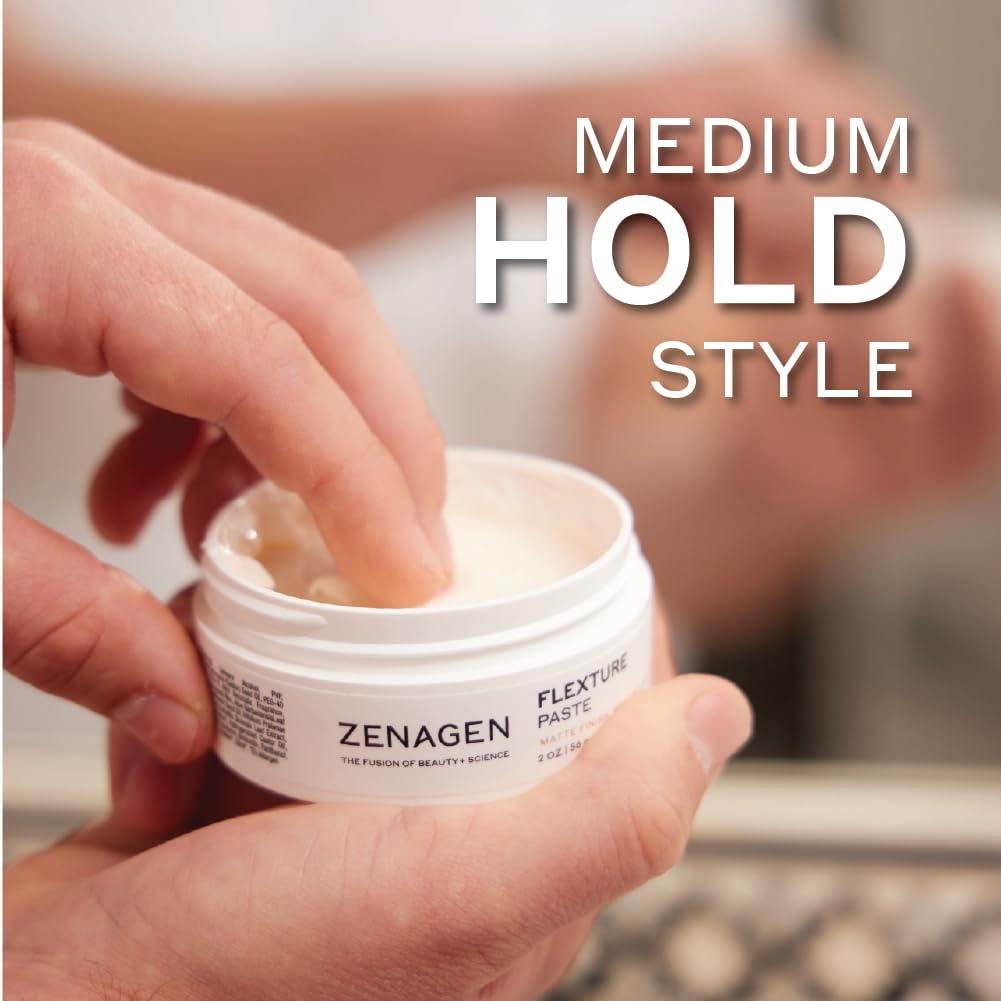 ZENAGEN Flexture Paste 2 oz jar on shelf showing packaging.