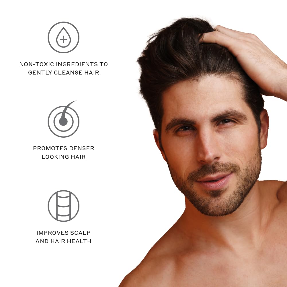 Zenagen Revolve foamy-lather demonstrates rich cleansing for thinning hair mornings.