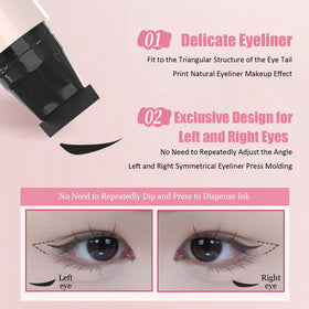 Zena Makeup Eyeliner Stamp beginner-tip design helps steady wing creation