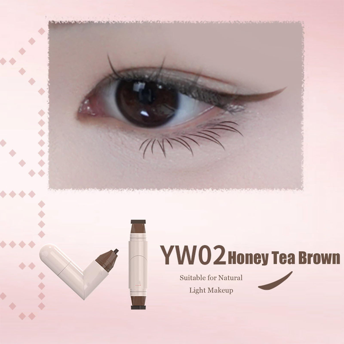 Zena Makeup Eyeliner Stamp precise placement for soft to bold wings