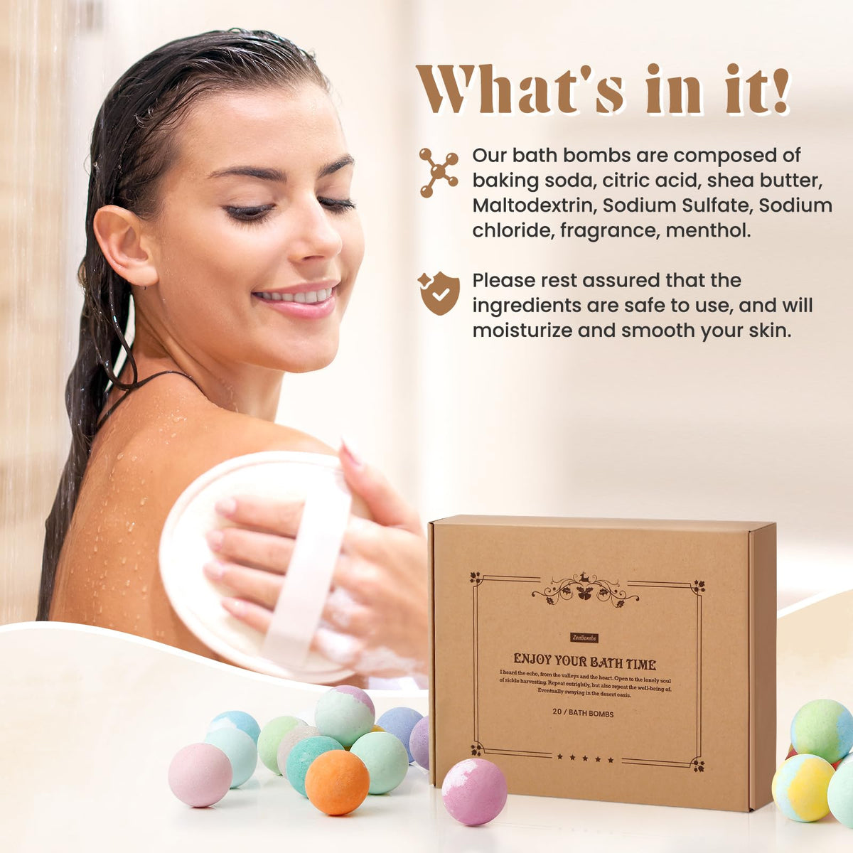 ZenBombs gift set presentation box makes a ready-to-gift present.