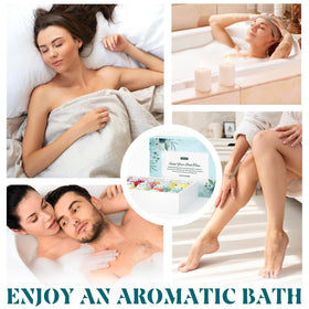Moisturized skin after a ZenBombs soak highlights the Shea Butter benefit.