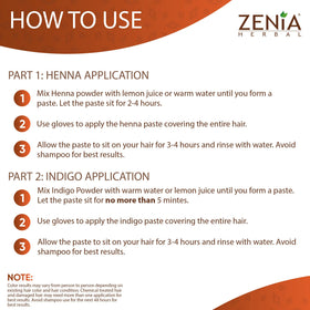 Zenia color result hair close-up showing rich natural tones
