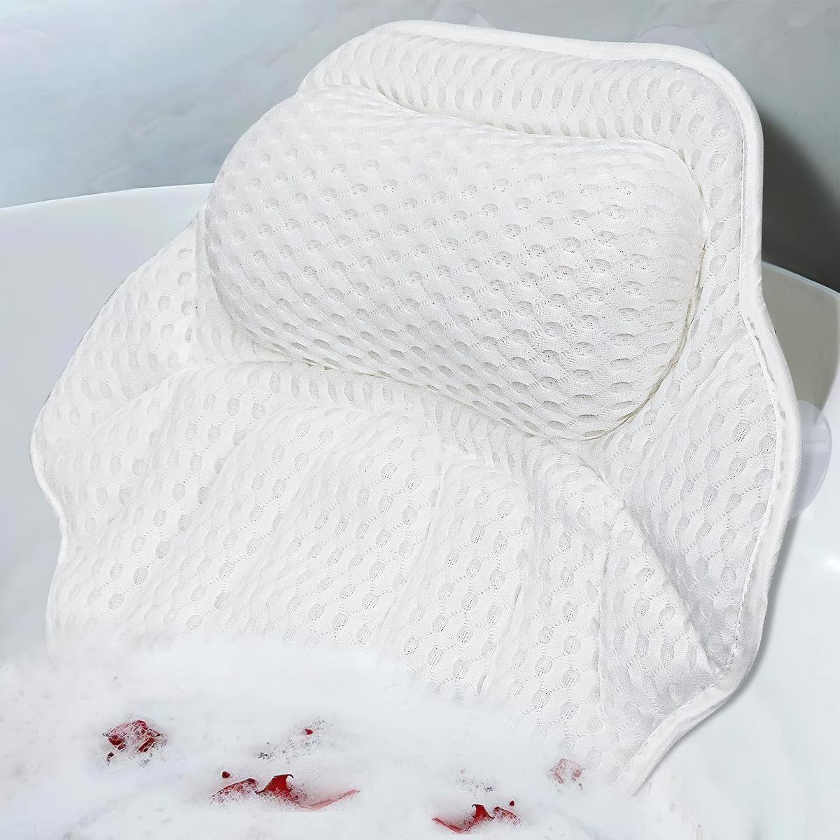 ZenithShine bath pillow head support for comfortable long soaks.