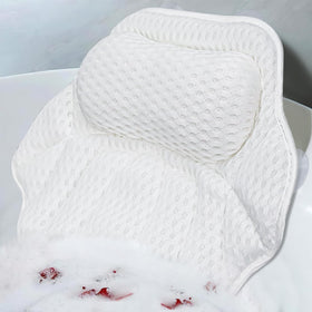 ZenithShine bath pillow head support for comfortable long soaks.