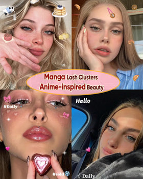 Zenotti clear invisible lash band blends with natural lash line
