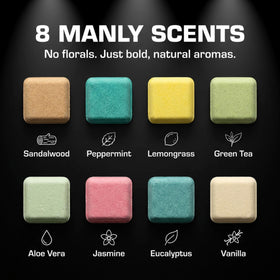 ZenseMe sandalwood scent bath bomb, aromatic soak for post-workout recovery.