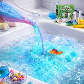 ZenseMe bath bombs keep tubs and skin stain-free.