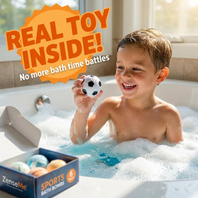Hidden toy inside adds curiosity and excitement to bath time