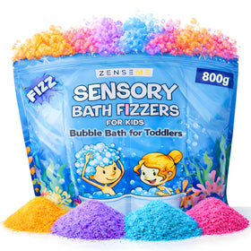 ZenseMe bubble bath 800g resealable bag ready for bath time fun and easy storage