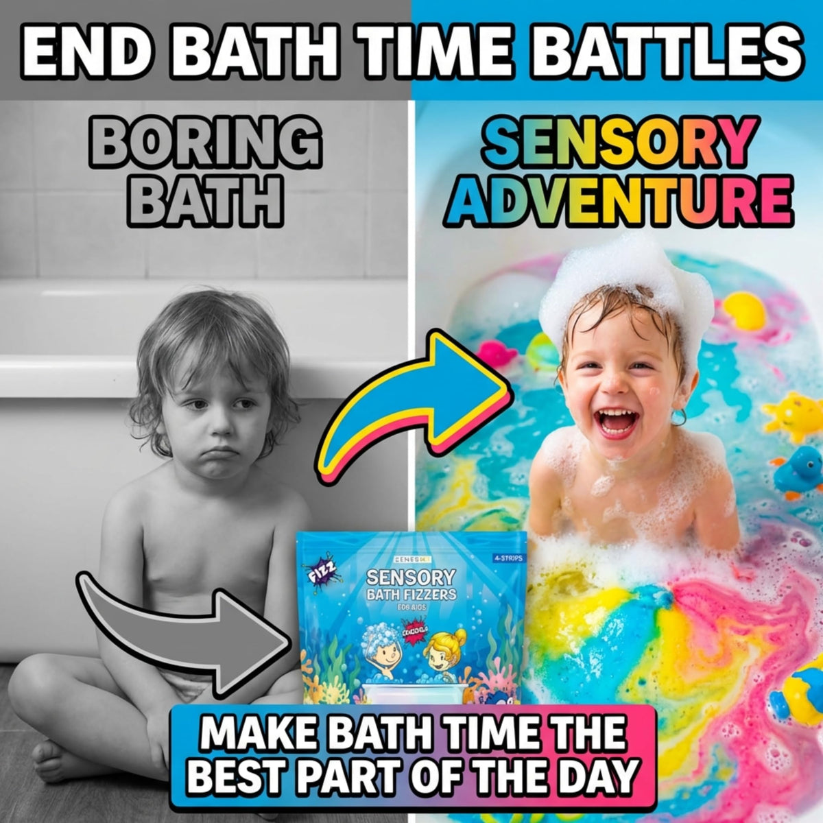 Gift-ready ZenseMe bubble bath packaging ready for gifting