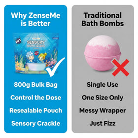 STEM-inspired sensory play with ZenseMe bubble bath at home