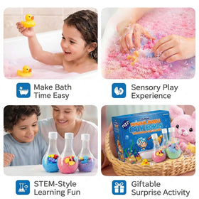 ZenseMe non-toxic, cruelty-free bath bombs for gentle kid baths.